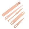 Tofficu 3sets Wooden Weaving Tools with Comb and up Stick Crafting Kit for Tapestry Handcrafts Includes Wooden Needles for Projects and Beginner Knitters view 1