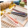 Tofficu 3sets Wooden Weaving Tools with Comb and up Stick Crafting Kit for Tapestry Handcrafts Includes Wooden Needles for Projects and Beginner Knitters view 4