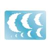 Jewelry Shape Template - Heart Wing view 1