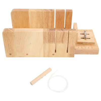 Xcello Soap Cutter Superb Polishing Accurate Cut for Soap Making Loaf Cutting Soap Cutting Kit with Wooden Stick and Crystal Line