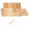 Xcello Soap Cutter Superb Polishing Accurate Cut for Soap Making Loaf Cutting Soap Cutting Kit with Wooden Stick and Crystal Line view 1