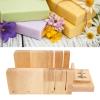 Xcello Soap Cutter Superb Polishing Accurate Cut for Soap Making Loaf Cutting Soap Cutting Kit with Wooden Stick and Crystal Line view 2