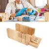 Xcello Soap Cutter Superb Polishing Accurate Cut for Soap Making Loaf Cutting Soap Cutting Kit with Wooden Stick and Crystal Line view 3