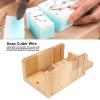 Xcello Soap Cutter Superb Polishing Accurate Cut for Soap Making Loaf Cutting Soap Cutting Kit with Wooden Stick and Crystal Line view 4