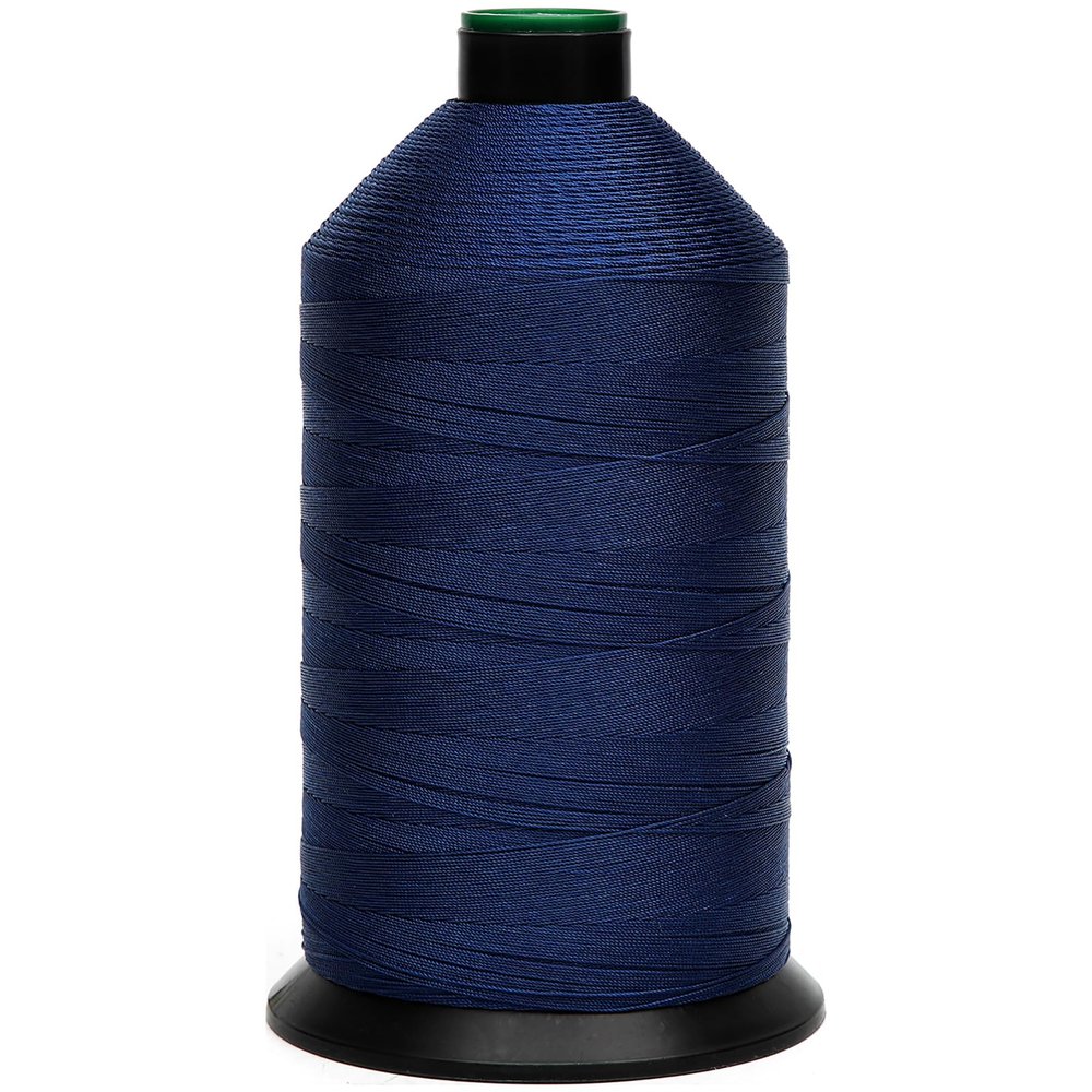 HILOHILO Extra Strong Bonded Nylon Thread #138 Tex135 16 OZ, 3000yds, Versatile Stitching Solution for Leather, Upholstery, Canvas Repair and More (Royal Blue)
