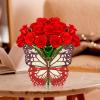 ARTopet 4Pcs DIY Diamond Art Painting Storage Box Large Capacity Organizer Desktop Flowerpot Diamond Art Box 12Pcs Easter Hanging Ornaments Decorative Stickers Assembly Set for Home Decor view 2