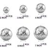 The Dreidel Company Mirror Disco Ball 36-Pack Variety, Silver Hanging Ball with Attached String for Ring, Reflects Light, Fun Party Home Bands Decorations, Party Favor (72-Pack Variety) view 2