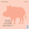 Stencils by Joanie Warthog Wild Boar Pig Animal Shape + Free Template DIY Signs view 4