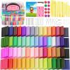 CiaraQ 60-Color Polymer Clay Oven Bake Modeling Kit for Kids & Artists view 1