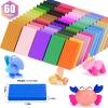 CiaraQ 60-Color Polymer Clay Oven Bake Modeling Kit for Kids & Artists view 2