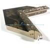 4" Readymade Wood Picture Frame (Black with Brass Leaves) (No Acrylic, 18X24) view 2