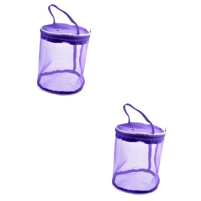 Ciieeo 2pcs Small Organizer Bag for Travel Yarn Storage Tote Organizer Knitting Bag Holder Natural Material s Size