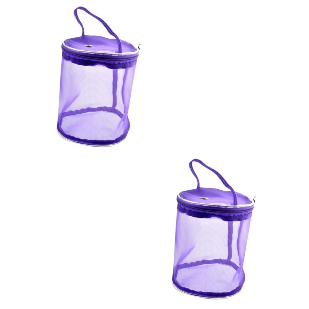 Ciieeo 2pcs Small Organizer Bag for Travel Yarn Storage Tote Organizer Knitting Bag Holder Natural Material s Size