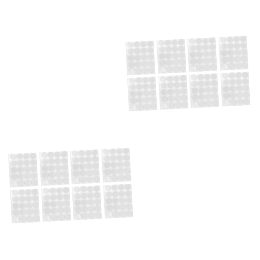 SHINEOFI 2sets Candle Wick Sticker Double-Sided Adhesive Sticker for DIY Projects Heat Resistant Tape Holder White Base Paper Essential for Candle Making Accessories 160pcs*2