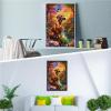 Directo Adult Beginner Rhodesian Ridgeback Diamond Painting Kit,DIY Butterfly Full Round Diamonds,5D Forest Animals Diamond Art KitGifts for Craft Lovers,Home Wall Decoration 16x20inch view 3