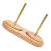 NUOBESTY Wood Yarn Holder Portable Thread Storage Stand for Embroidery and Knitting Spool Organizer Stable Base for Easy Use at view 1