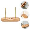 NUOBESTY Wood Yarn Holder Portable Thread Storage Stand for Embroidery and Knitting Spool Organizer Stable Base for Easy Use at view 3