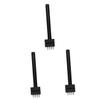 Tofficu 3pcs Leather Craft Punching Tools 4mm Interval High Strength Steel Easy to Use for Home Leatherworking view 1