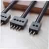Tofficu 3pcs Leather Craft Punching Tools 4mm Interval High Strength Steel Easy to Use for Home Leatherworking view 2