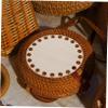 TEHAUX 25pcs DIY Crochet Bag Bottom Insert Wooden Knitting Base Crocheting Basket Bottom Crochet Organizer Bag DIY Supply view 3