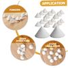 LALAFINA 40pcs Ceramic Pottery Kiln Nail Pottery Kiln Accessories Support Nails for Home Use view 3