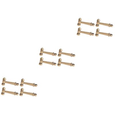 SHINEOFI 12pcs Vintage Brass Hammer Charms Pendants for Jewelry Making Decorative Home Ornaments Unique Keychain Accessories Resistant