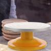 EXCEART Clay Craft Turntable Rotating Pottery Turntable for Sculpting Lightweight and Platform for Pottery and Clay Projects for Artists and Beginners view 2