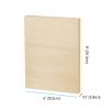 MEEDEN Unfinished Wood Canvas Board: 1-1/2" Deep 6x8 Wooden Canvas Panel Pack of 4 - Blank Cradled Wood Art Board for Painting view 2