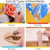 MEEDEN Unfinished Wood Canvas Board: 1-1/2" Deep 12x12 Wooden Canvas Panel Pack of 2 - Blank Cradled Wood Art Board for Painting view 4