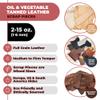 ELW Vegetable Tanned Leather Scraps | 2-6 oz Light Weight | Size: 20 LB | Genuine Cowhide Full Grain Leather Remnants for DIY, Crafting, Leatherworking, Tooling | Natural Veg Tanned - Lightweight view 3
