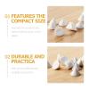 NUOBESTY 30Pcs Ceramic Pottery Kiln Nails 0.59X1.41In Refractory Support Nails for Clay Firing Pottery Kiln Tools Durable Glaze Firing Accessories view 3