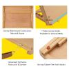 MEEDEN A2 Wooden Tabletop Easel for Painting, 5-Position Adjustable Drawing & Sketching Board with Shoulder Strap, Portable Beechwood Desktop Art Easel Stand for Adults, Artists, Beginners & Student view 4