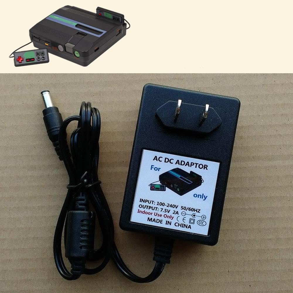 NineTribe Basics for Output 7.5V 2A AC for Twin Famicom F-C Game Console Power Supply, 8012111359658
