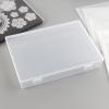 Briartw 7 Pcs Storage Case,7.6x5.5x1.2 Plastic Storage Boxes Small Rectangular Organizer Containers with Lids,Store Crafts Supplies,Envelope Bags,Magnetic Sheets,Brushes,Pockets,waterproof,Reusable, view 3