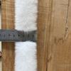 Queenbox 2inx1Yard Faux Fur Trim Ribbon, Furry Stripe Fabric for DIY Sewing Christmas Wedding Party Clothing Hood, White view 2