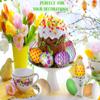 Chochkees Small Smooth Unpainted Natural Stand-Up Wooden Easter Eggs, Perfect for Easter Crafts, Dcor and Egg Hunts in Carton, 2.1" Inches (96-Pack) view 4