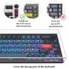 Geekria 65% Keyboard Dust Cover, Clear Acrylic Keypads Cover for 68 Keys Computer Mechanical Keyboard with Knob, Compatible with Keychron Q2/Q2 Pro/V2, GK GAMAKAY LK67 65% view 2