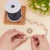PH PandaHall 1.5mm Waxed Cord, 100 Yards Blue Waxed Cotton Threads Wax Cord Waxed Beading String Twine for DIY Bracelet Necklaces Dreamcatcher Jewelry Making Sewing Macrame Sewing Project view 3
