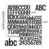 1190Pcs 10 Sheets Black Large Letters Number Stickers - 2 Inch Vinyl Self Adhesive Waterproof Alphabet Stickers for Graduation Cap,Mailbox,Craft Supplies,Sign,Water Bottles view 3