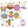 Diamond Art Painting Keychains Kit, Diamond Art Painting Keychains Kit DIY Hanging Ornament for Adults Pendant Hanging Bag Key (#37-26PC Easter) view 4