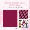 Tintnut Purple Iron on Vinyl -6 Sheets 12" x 10" Bungundy Heat Transfer Vinyl for Fabrics HTV Vinyl view 2