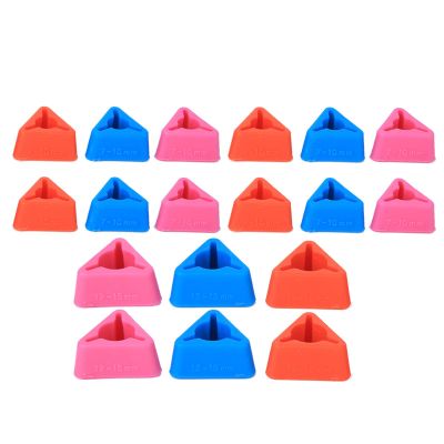 MINGZHE Triangular Knitting Needles Tips Silicone Knit Point Protectors Sewing Accessories Knit Point Protectors Needle Protector for Stitching,Compact Knitting Accessories