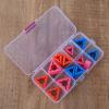 MINGZHE Triangular Knitting Needles Tips Silicone Knit Point Protectors Sewing Accessories Knit Point Protectors Needle Protector for Stitching,Compact Knitting Accessories view 4