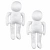2 Cloth Doll Body Blanks PreStuffed 12" Muslin Models for Craft Dolls view 1