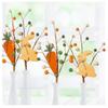 Factory Direct Craft Wooden Carrot and Bunny Picks with Berries Set of 4 - for Easter Decorating and Spring Arrangements (13 Inches High) view 1
