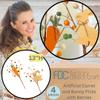 Factory Direct Craft Wooden Carrot and Bunny Picks with Berries Set of 4 - for Easter Decorating and Spring Arrangements (13 Inches High) view 2