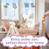 Diamond Art Kits for Kids - Crafts Gifts for Girls 8-12, 4 Pcs Double Sided Animal Style Wind Chime, Hanging Crystal Rhinestone Painting Ornament view 2