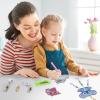 Diamond Art Kits for Kids - Crafts Gifts for Girls 8-12, 4 Pcs Double Sided Animal Style Wind Chime, Hanging Crystal Rhinestone Painting Ornament view 3