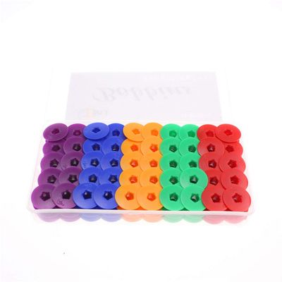TopHomer 100 Pcs Sewing Machine Bobbins, Universal Plastic Colorful Bobbins with Box, Sewing Supplies Accessories, for Embroidery Machine, Sewing Machine