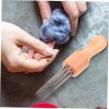 Lurrose 4sets Punch Needle Embroidery Kit Handle for DIY Crafting and Embroidery Projects for Beginners and Experienced Thimbles Included view 3